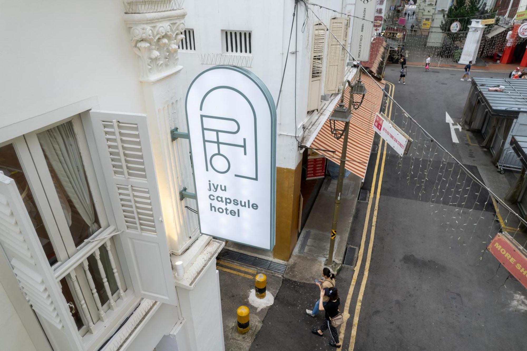 Jyu Capsule Hotel Singapura Luaran gambar